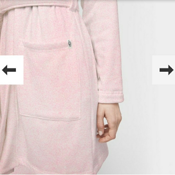 XL/0X Soft Red Ugg faux fur lined Robe NWT - Picture 4 of 7